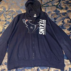 Houston Texans Hoodie with front zipper